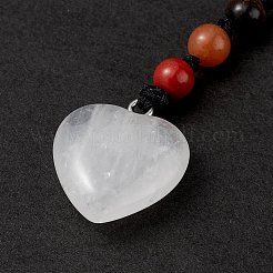 7 брелок с бусинами из драгоценных камней чакры KEYC-F036-02E