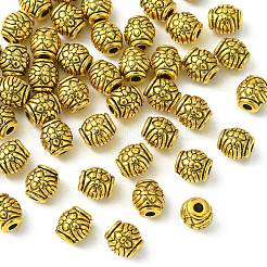 Сплавочные овальные бусины тибетского стиля  PALLOY-YW0001-73