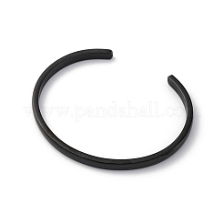 Браслеты-манжеты из нержавеющей стали 304 с ионным покрытием (IP)&nbsp;STAS-I110-10-4mm-B