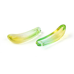 Подвески-бананы из прозрачного стекла&nbsp;GLAA-T030-02-01