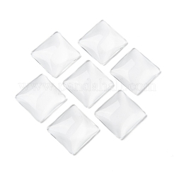 Полупрозрачные квадратных кабошоны GGLA-A001-25mm