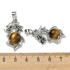 Природных тигровый глаз подвески&nbsp;G-G111-01P-01