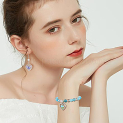 20 шт. 10-х стилевые подвески из сплава стекла&nbsp;DIY-HS0002-04