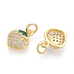 Латунные микро проложить кубического циркония подвески&nbsp;KK-N265-13G
