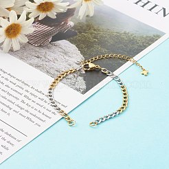 Изготовление браслетов-цепочек из нержавеющей стали 304 AJEW-JB00996-01