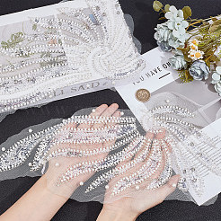 2 шт. 2 стиля полиэстеровой вышивки пришивные аппликации&nbsp;DIY-CY0001-02A-01