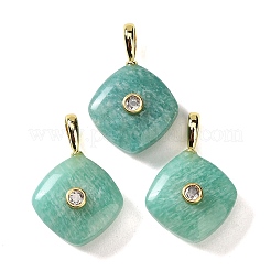 Pendentifs en pierre naturelle & synthétique mixte&nbsp;GG-CBA1AE1-04G
