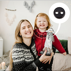 600 шт. 6 стильных набора крошечных пуговиц из нейлона и смолы BUTT-FG0001-18