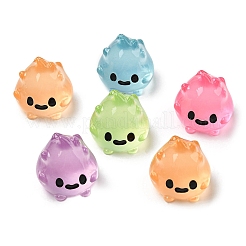 Хэллоуин светящееся украшение в виде пламени из смолы RESI-G070-02A