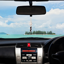 Подвеска из натурального флюорита и натурального кварца&nbsp;HJEW-PH01829