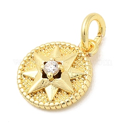 Латунные микро проложить кубического циркония подвески&nbsp;KK-C139-20G