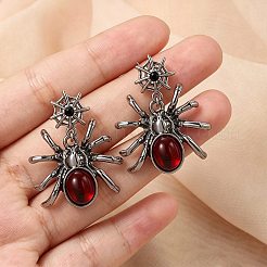 Aretes de rhinestone de aleación&nbsp;WG15A7C-01