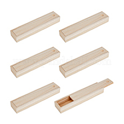 Прямоугольная деревянная шкатулка для драгоценностей&nbsp;LS-AJEW-WH0513-09