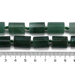 Естественный зеленый авантюрин бисер нитей G-G162-D19-02