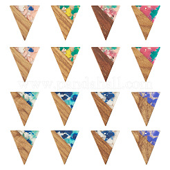 16 шт. подвески из 8-х цветов из смолы и ореха FIND-TA0006-49