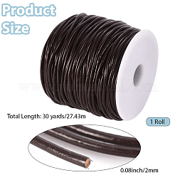 1 рулон шнура из воловьей кожи для украшений WL-CL0001-03A-02