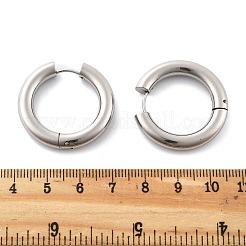 Pendientes de aro de acero inoxidable 201&nbsp;EJEW-P304-13A-P