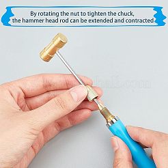 Набор латунных ювелирных молотков TOOL-WH0019-84