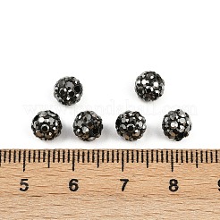 Бусины со стразами&nbsp;RB-H284-6MM-Half-1