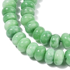 Chapelets de perles en jade blanc naturel teinté&nbsp;G-G107-A18-01