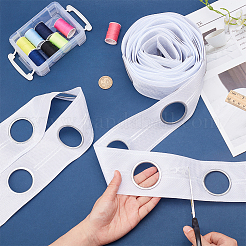 Полипропиленовая шторная лента на крючок&nbsp;DIY-WH0569-65