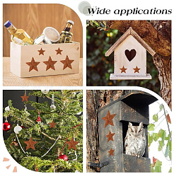 90 шт. 9 стиля звездные ржавые железные большие подвески&nbsp;IFIN-GF0001-12