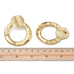 Серьги-гвоздики из нержавеющей стали 304&nbsp;EJEW-K268-63G