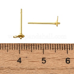 Фурнитура для сережек-гвоздиков из нержавеющей стали 304 STAS-P370-02B-G