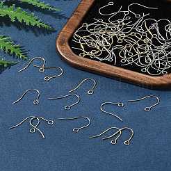 100 шт. 2-х цветные крючки для сережек из нержавеющей стали 304&nbsp;STAS-FS0001-74