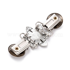 Винтажный сплав с зажимами для кардигана со стразами JEWB-B002-06AS