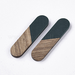 Кабошоны из смолы и ореха&nbsp;RESI-Q210-014A-A01