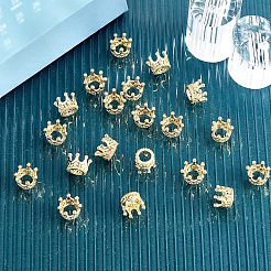 20шт латунь микро проложить прозрачные кубические бусины из циркония&nbsp;FIND-FH0004-04