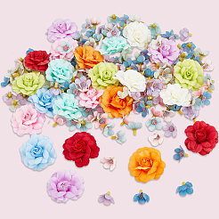 174шт. 13 стиля искусственная головка цветка&nbsp;AJEW-SP0002-83