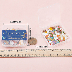 48pcs 12 colgantes de esmalte de aleación de estilo&nbsp;ENAM-SC0002-84