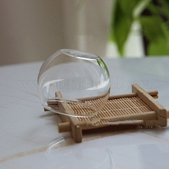 ミニガラス水槽の装飾品  マイクロランドスケープドールハウスアクセサリー  小道具の装飾のふりをする  透明  50mm&nbsp;PW-WG99364-01