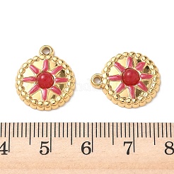 Gefärbt natürliche weiße Jade Anhänger&nbsp;STAS-P453-13G-02