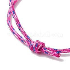 Регулируемые браслеты из полиэстера и спандекса для мужчин и женщин BJEW-JB12092-02