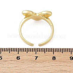 Латунные регулируемые открытые манжеты RJEW-R032-04G