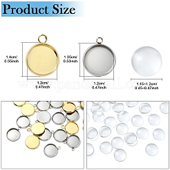 Наборы для изготовления подвесок из нержавеющей стали 304 своими руками&nbsp;DIY-YW0010-48