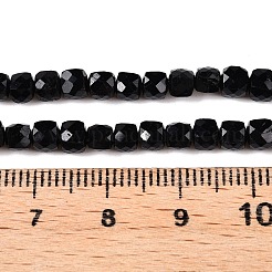 Natürliche schwarze Turmalin Perlen Stränge&nbsp;G-N342-109A