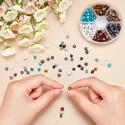 Природные и синтетические смешанные драгоценный камень бисер G-AR0001-09