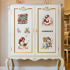 3 лист 3 стиля ПВХ водонепроницаемые декоративные наклейки DIY-WH0404-106