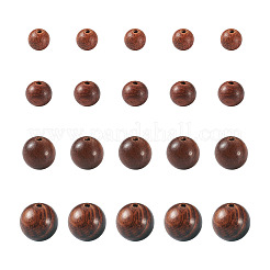 400шт 4 стиля бусины из натурального дерева WOOD-TA0001-71