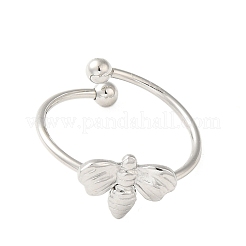 Открытое кольцо-манжета из нержавеющей стали марки 304 RJEW-M167-06P