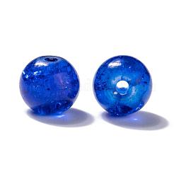 Peinture cuite perles de verre craquelées&nbsp;DGLA-X0006-8mm-03