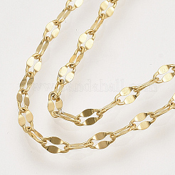Chaînes de câbles en laiton Colliers&nbsp;X-KK-T048-037G-NF