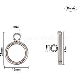 Застежки-тоглы из нержавеющей стали 304 STAS-UN0002-24P