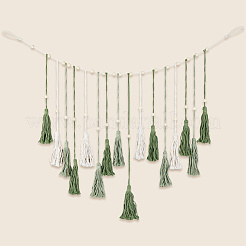 Полиэстер макраме настенный декор в стиле бохо&nbsp;AJEW-WH20006-213A