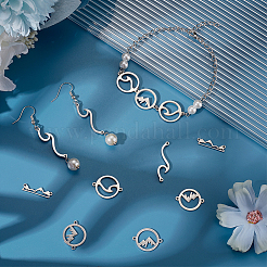 16 шт. 4 стиля подвесок-соединителей из нержавеющей стали 201 и 304&nbsp;STAS-UN0047-47