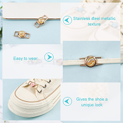 Подвески для шнурков из сплава и смолы&nbsp;FIND-CP0002-94E